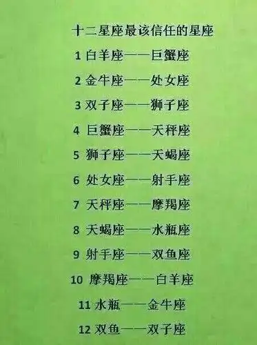 十二星座的专属暗恋对象,天秤的是校花,天蝎的都害怕