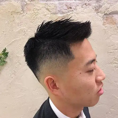 男生把两边推光的发型,都很有型