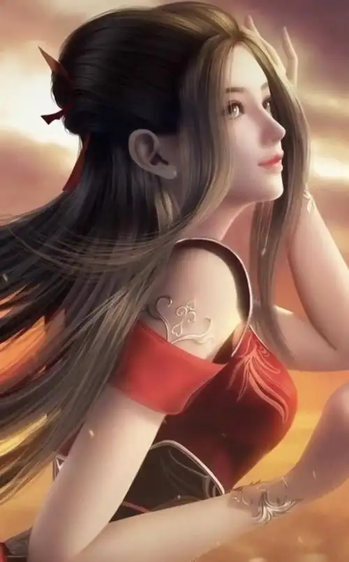 六部3d国漫美女手机壁纸,里面有你的女神,没有最美只有更美