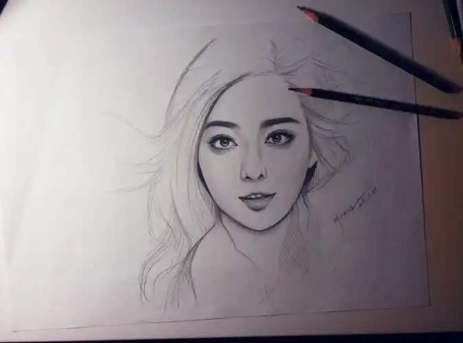 范冰冰素描