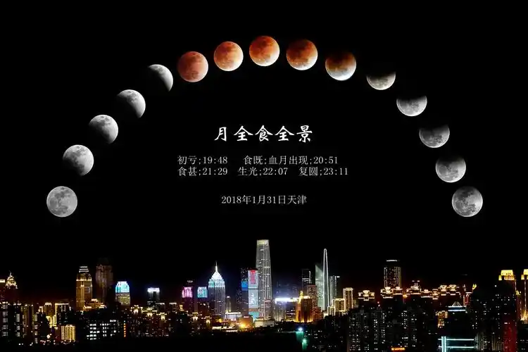 蓝血月全食-原创摄影-飞天资源论坛