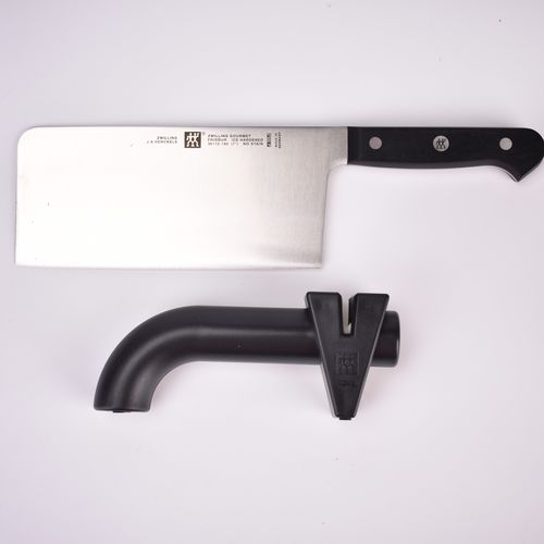 组合德国原装进口双立人菜刀18cm中片刀磨刀剪刀菜刀