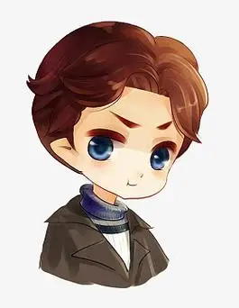 英俊的小男孩png卡通帅气的小男孩png美好的向往png帅气男孩和对话框