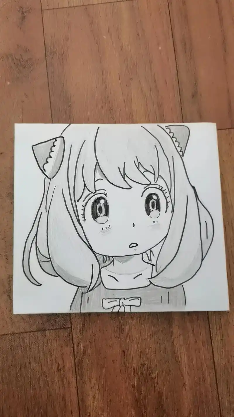 童心童画 #爱画画的小朋友 #纯手工打造 #手绘动漫人物  - 抖音