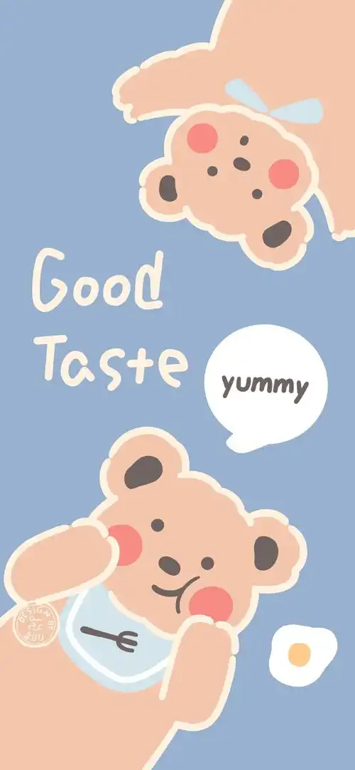 一组简约可爱风格壁纸