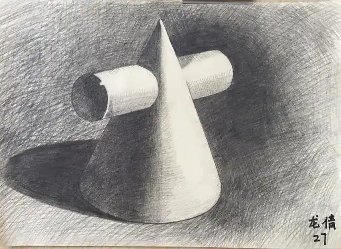 幼师一年级素描绘画作品大赛