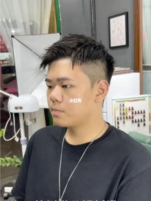 男士发型设计6厘米长度锡纸烫