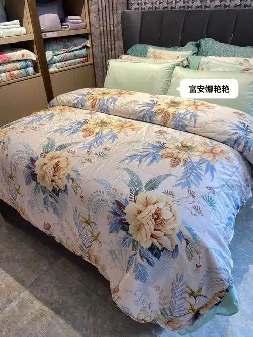 水洗蚕丝夏被,凉爽舒适,打理方便.#富安娜天丝夏被 ##好物分享