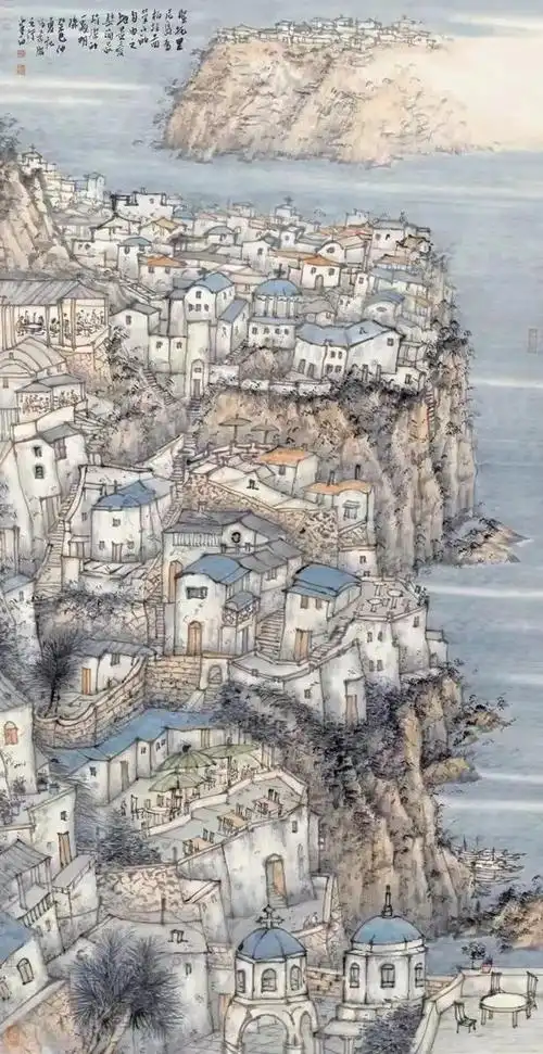 尼岛》130x67厘米 2013年  上海作为中国现代城市文化最早兴起的地方