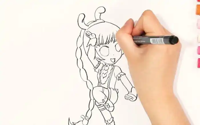 斗罗大陆小舞简笔画