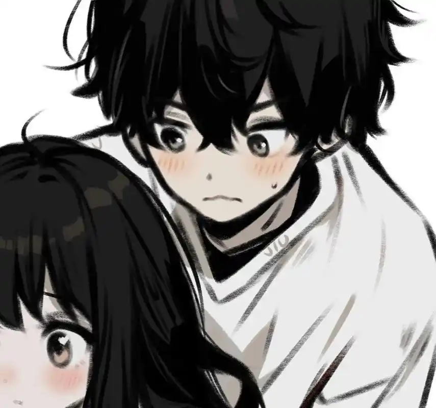 情侣头像丨怦然心动卡通情侣头像