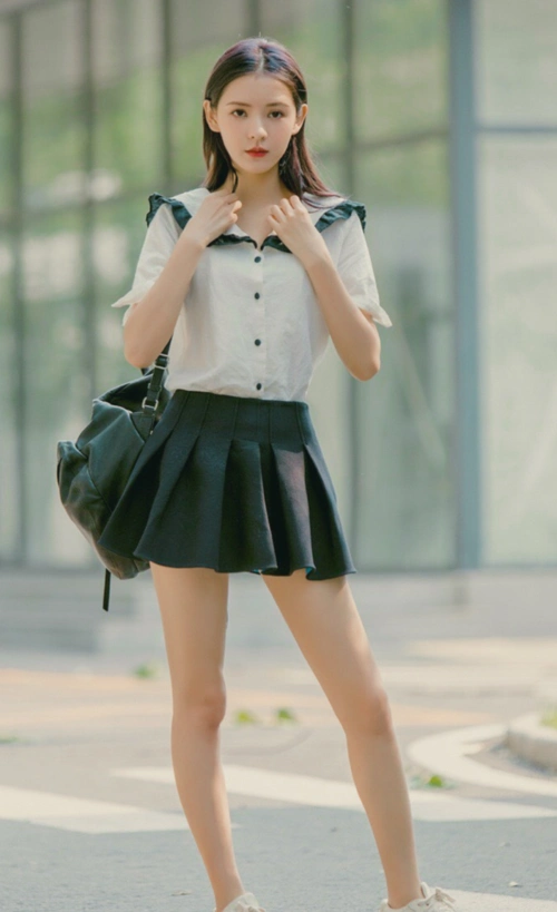 张予曦的"校服"照火了,当她转身那一刻,这哪像29岁的人?_手机搜狐网