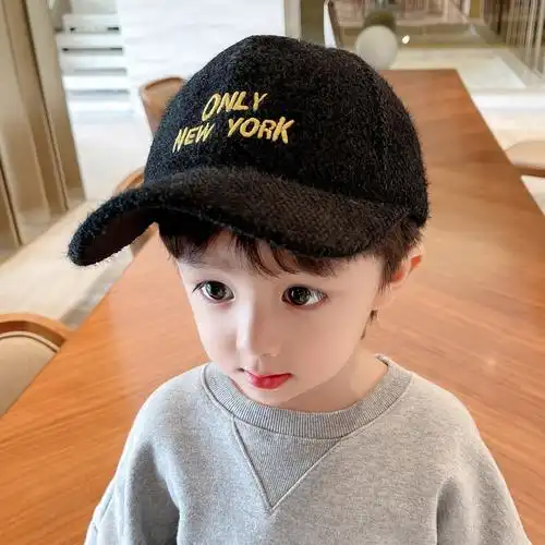 儿童帽子秋冬宝宝可爱超萌鸭舌帽冬季男童帅气潮流棒球帽女童潮帽