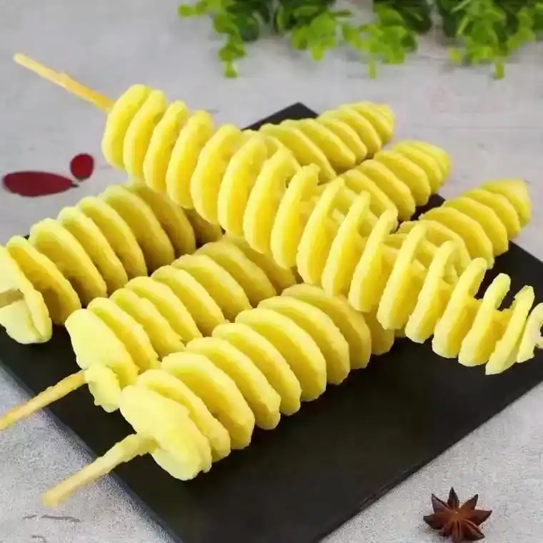 黄金薯塔   炫彩薯塔#抖音美食推荐官 #同城美食 #食品批 - 抖音