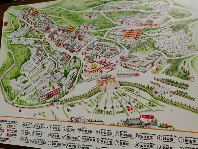 这是塔尔寺鸟瞰图