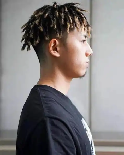 男生定位烫效果图