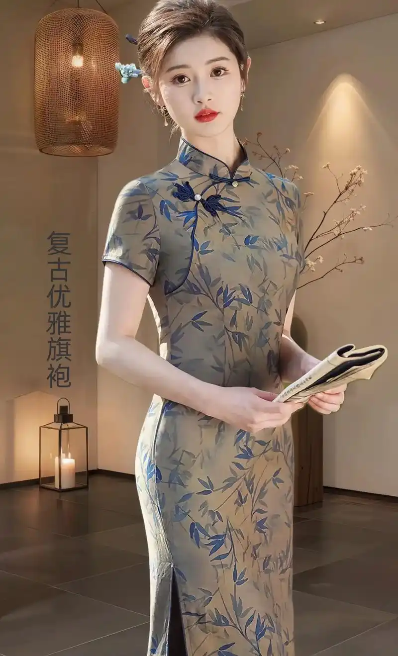 夏季国风复古旗袍