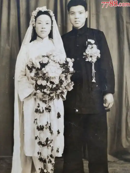 解放前婚纱照(烟台美林照相)