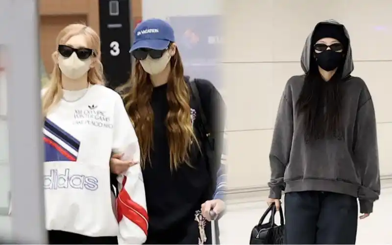 状态超好!230503 blackpink 机场饭拍