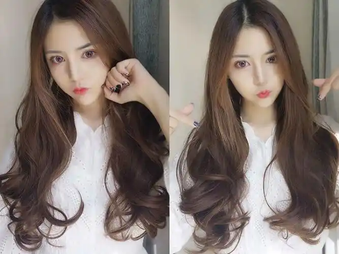 时尚水波纹烫发图片,可爱漂亮款烫发任选_烫发_女生发型大全