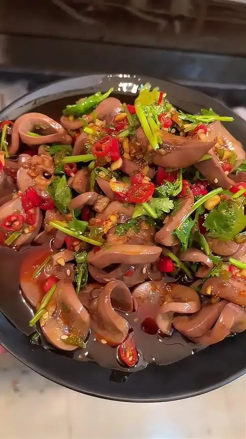 凉拌猪腰教程,简单易学