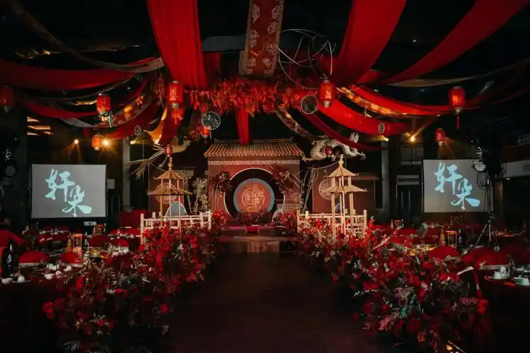 西安婚礼落雪长安新中式婚礼现场76