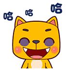 大笑动态头像图片