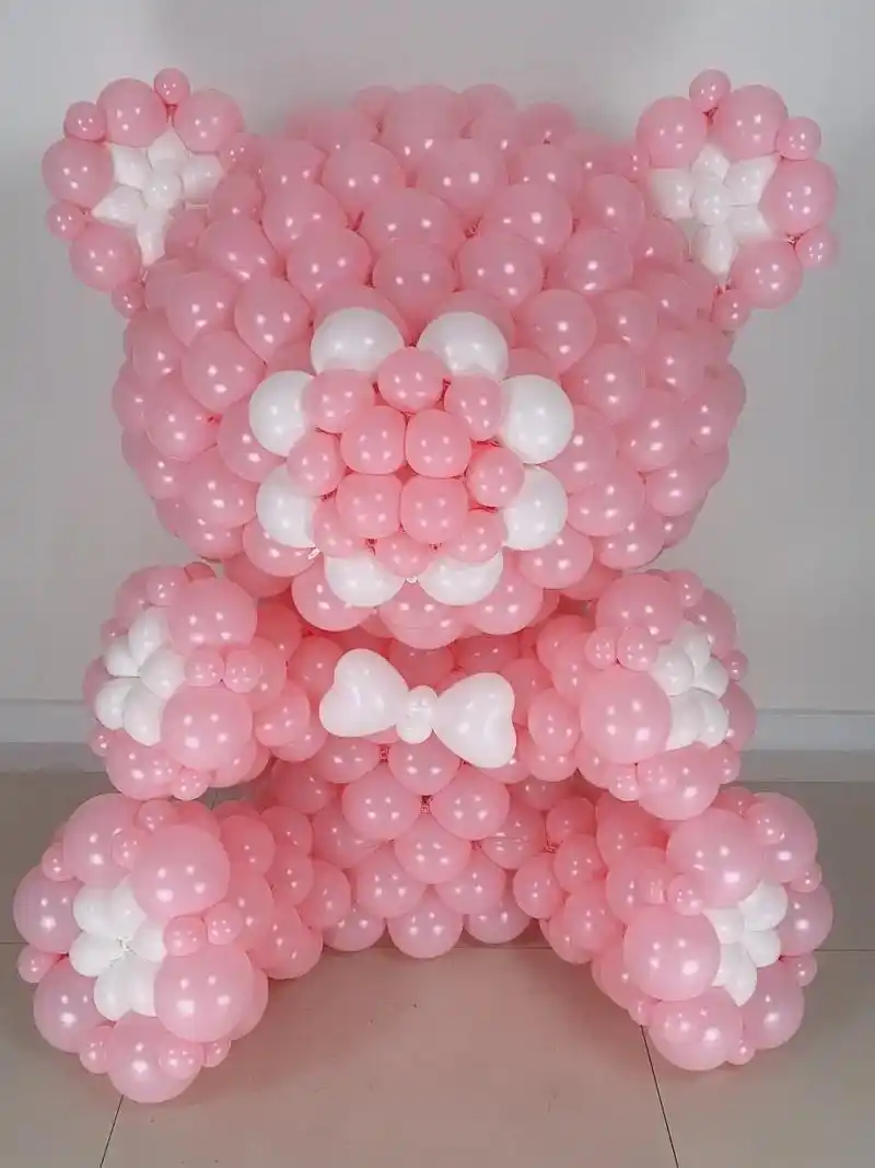 广州抱抱熊气球造型详细分解,想学的宝宝赶紧收藏起来#气球教程 - 抖
