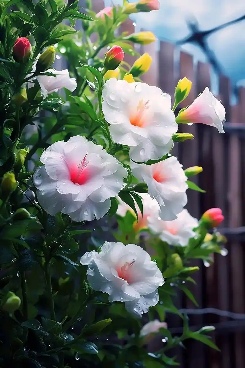 芙蓉花的花语:纯洁高尚,富贵吉祥.其中,纯洁高尚是芙蓉花最主 - 抖音