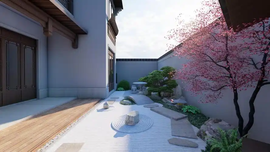 杭州别墅庭院设计日式庭院景观设计可可景观