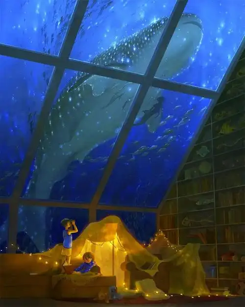 9款梦幻唯美的童话插图