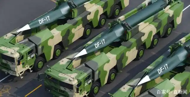 中国东风-17高超音速弹道导弹