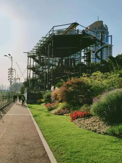 上海北外滩滨江绿地景观