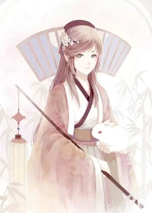 古风手绘清秀绝俗美女子壁纸,只是我比别人更在乎,更怕失去你