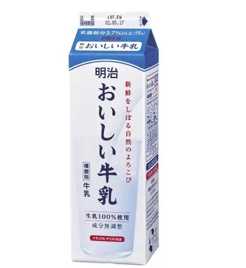 明治牛奶包装设计