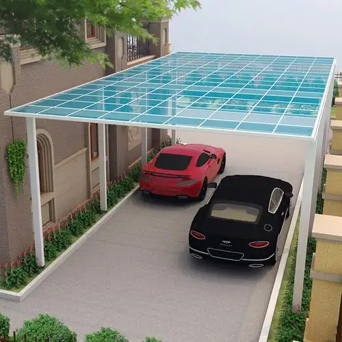 车棚铝合金别墅庭院户外合抱隔热防晒遮阳篷