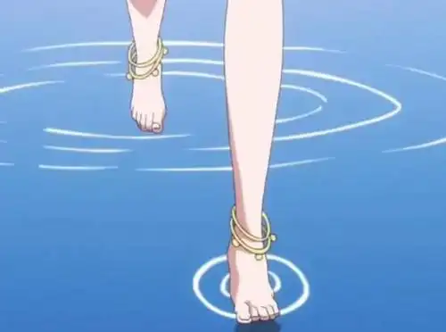 喜欢光脚丫的4位国漫女神,莲步轻挪,春花失色水失悠 屏幕脏了