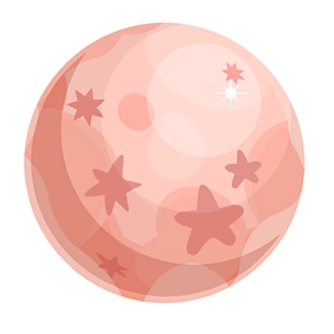 卡通星球可爱组合图片粉色