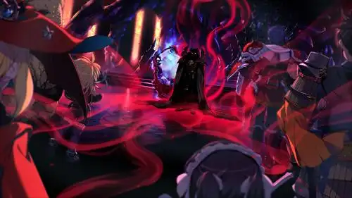 dark兰斯:"咕,什么啊……怎么这么强……" 莉赛特:"父亲……"