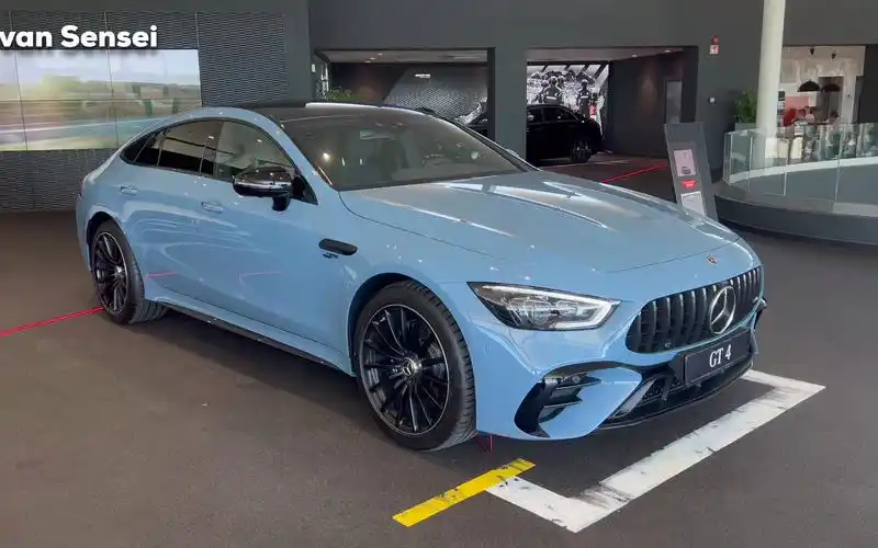 2023梅赛德斯amg gt 43 4门双门轿跑车63 v8风格全面深入回顾声音外部