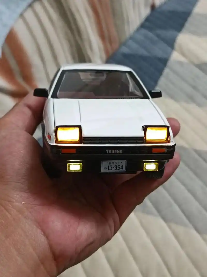 实拍ae86车模#汽车 #头文字d #jdm #ae86 - 抖音