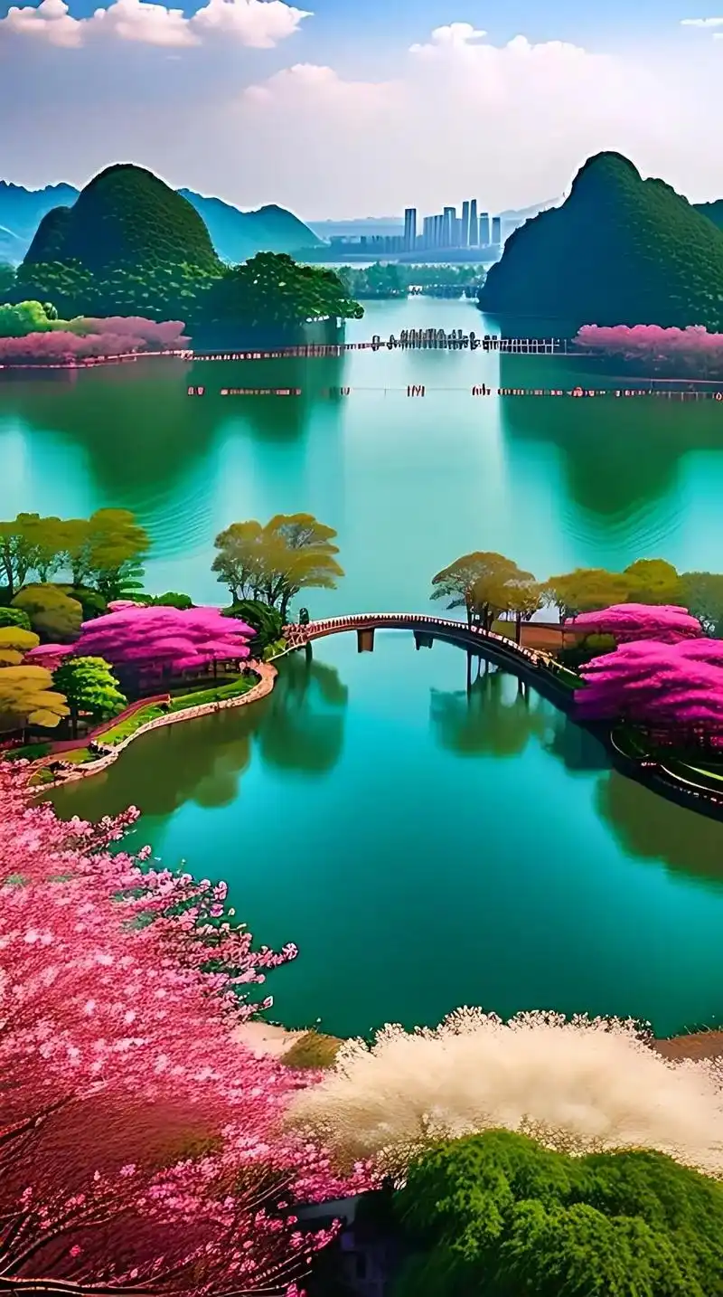 杭州西湖美景.#图文伙伴计划 杭州西湖是一处集自然风光,人文 - 抖音