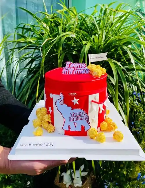 舞象之年爆米花9515桶蛋糕|时代少年团蛋糕