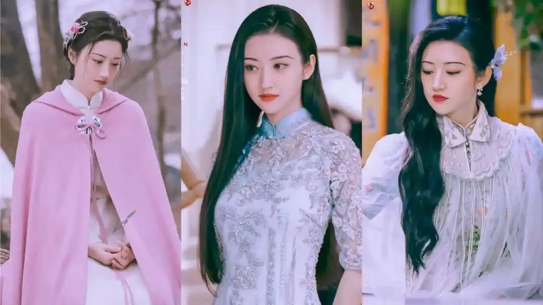 傲娇司藤穿旗袍画古装,冷艳软萌着实迷人心神,景甜之美尽展现.