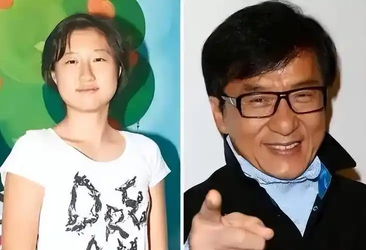 成龙女儿吴卓林近况曝光,在国外领救济品,网友:净给