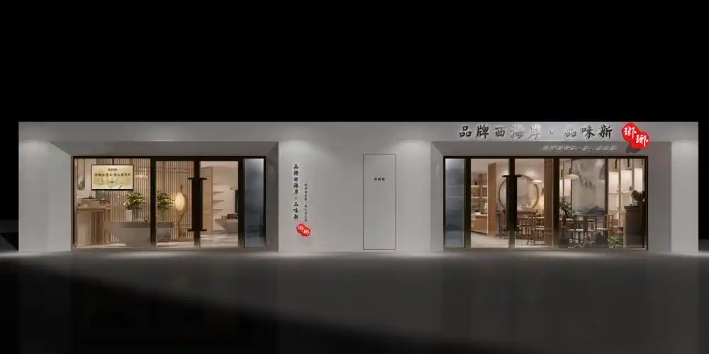 品牌体验店门头-室内设计-拓者设计吧