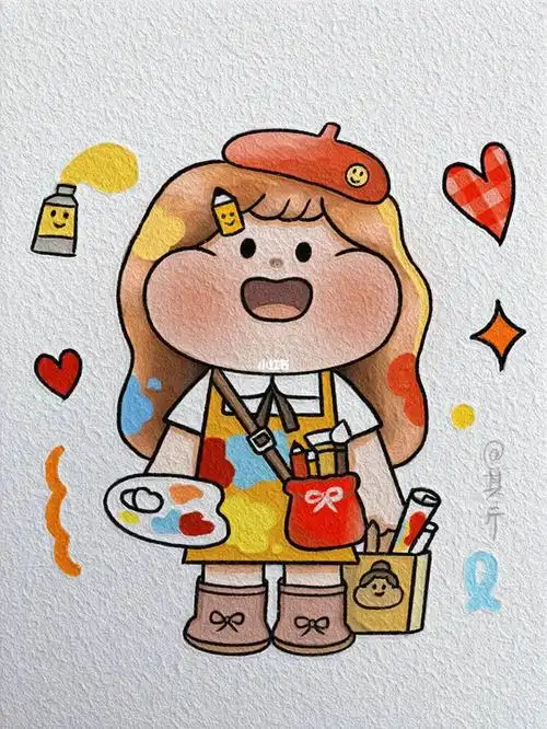 简笔画教程小画家登场啦