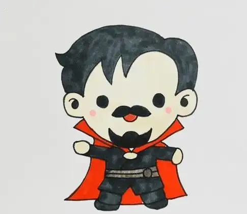 奇异博士q版简笔画