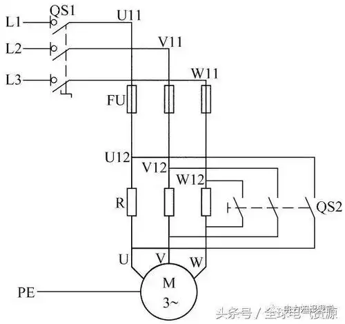 三相异步电动机的降压启动控制线路