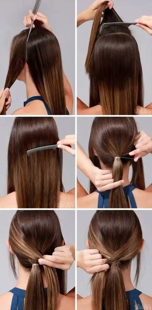 这样扎头发美美哒教你扎50款漂亮马尾